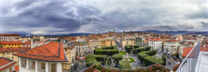 Arezzo centro storico dal Hotel Continentale