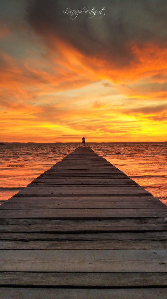 Tramonto lago Trasimeno