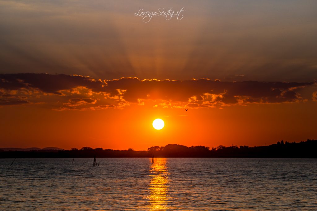 Tramonto lago Trasimeno