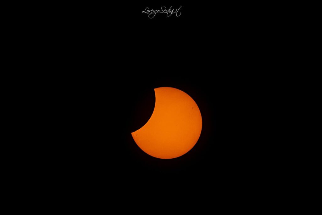 Eclissi di sole 25 ottobre 2022