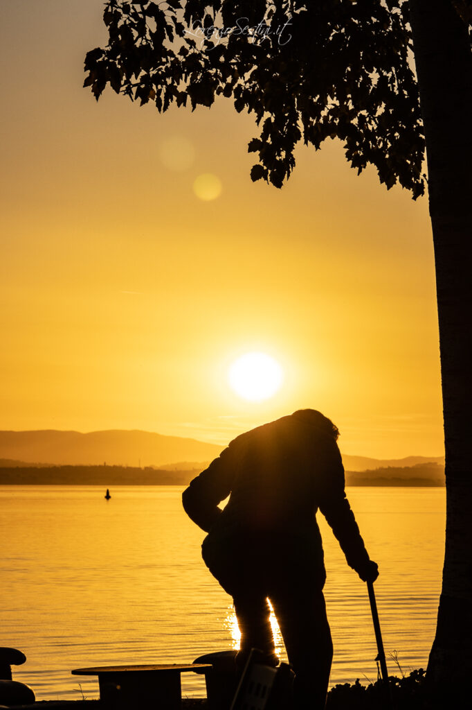 Tramonto lago Trasimeno