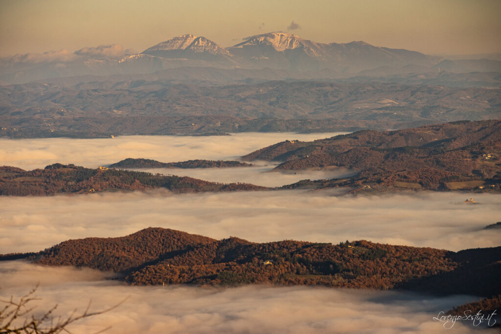 Nebbia in valtiberina.