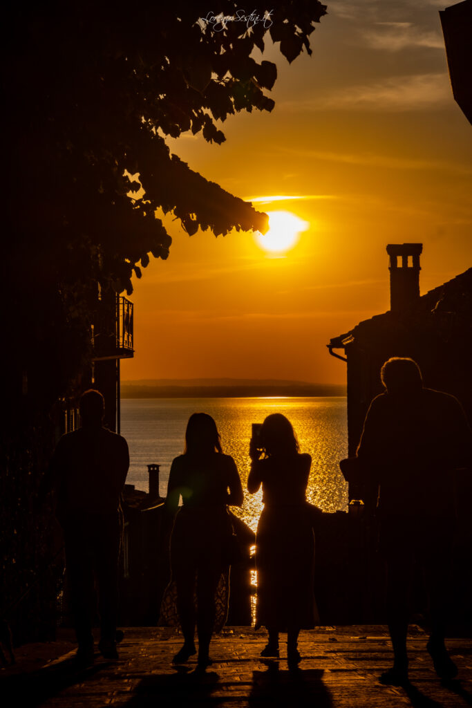 Tramonto Monte sul Lago nel Trasimeno