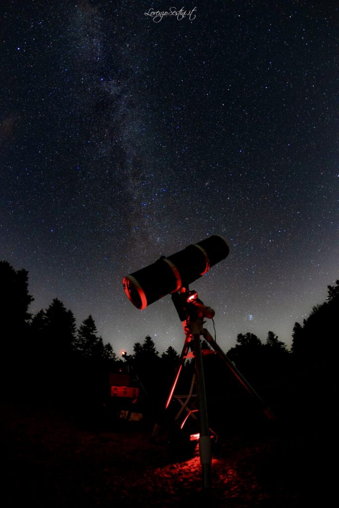 Via Lattea dal Monte Lori Pratomagno