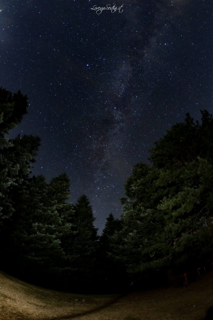 Via Lattea dal Monte Lori Pratomagno