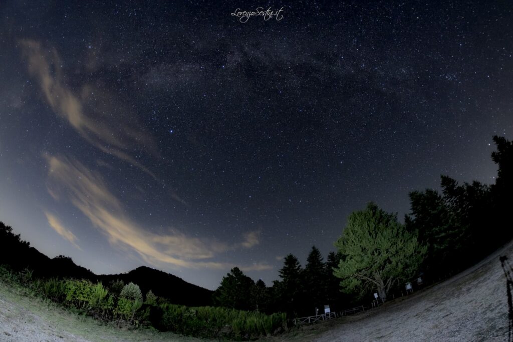 Via Lattea dal Monte Lori Pratomagno